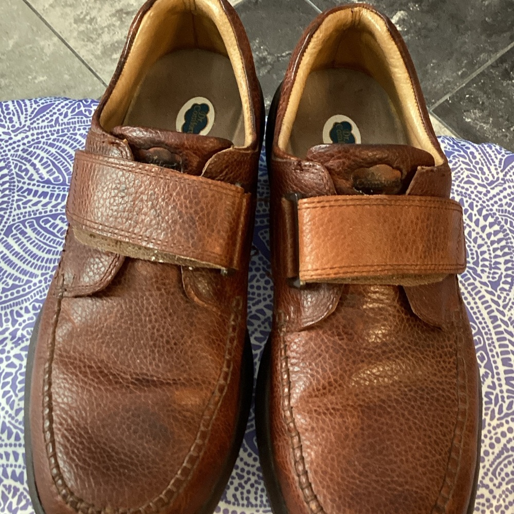Men's Classic Brown Leather Loafer Shoes